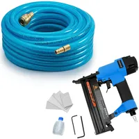Monzana Set Druckluftschlauch 20m + Druckluft Tacker