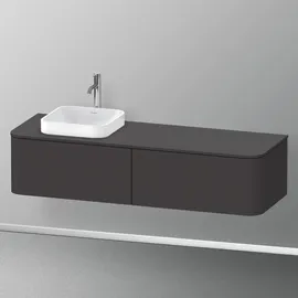 Duravit Waschtischunterschrank 2 Auszüge 160 x 35,4 cm Grau