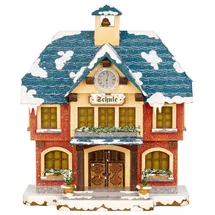 Hubrig Volkskunst GmbH Hubrig Winterhaus Schule Erzgebirge