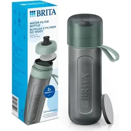 Brita Active grün 2-Scheiben-Filterflasche, Wasserfilter, Grün
