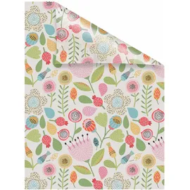 Lichtblick Fensterfolie Blumen, 1 St., blickdicht, strukturiertKlebepunkte, bunt