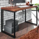 FineBuy Schreibtisch FineBuy Bürotisch Massivholz 117x59x76,5 cm Computertisch Tisch