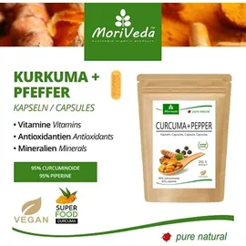 MoriVeda Curcuma + Pepper Kapseln 90 St.