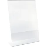 L-Aufsteller, für Inhalt DIN A4, Hochformat, Polystyrol, transparent, PS