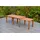 Merxx Flex Ausziehtisch 370 x 90 x 76 cm natur