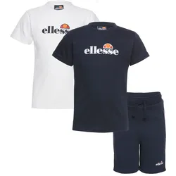 Shirt & Hose ELLESSE Gr. 110/116, blau (navy) Kinder KOB Set-Artikel ellesse