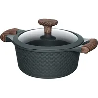 RESTO Kitchenware RESTO 93901 Topf mit Glasdeckel Ø20cm schwarz