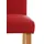 Home Affaire 4-Fußstuhl stuhlparade (Set), 2 St., Kunstleder, rot (dunkelrot, honigfarben), B:42cm H:101cm T:61cm, Stühle
