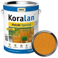 Kora Koralan Holzöl-Spezial 2.5 LTR Pflegeöl Möbelöl Holzschutzöl Terrassenöl