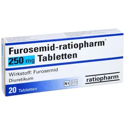 Furosemid-ratiopharm 250 mg Tabletten 20 St