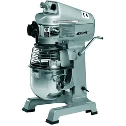 Krefft Planeten-Rühr- und Knetmaschine PR10, schweres und leistungsstarkes Tischmodell zum Rühren, Kneten und Mischen, 230 V, Kesselvolumen 10 Liter
