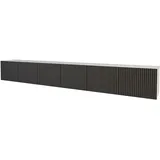 altdecor NOA-2 Lowboard 300 cm Schwarz/Weiß Holz