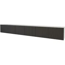 altdecor NOA-2 Lowboard 300 cm Schwarz/Weiß Holz
