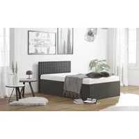 Westfalia Schlafkomfort Polsterbett, grau (anthrazit), B:148cm L:210cm, WESTFALIA SCHLAFKOMFORT,