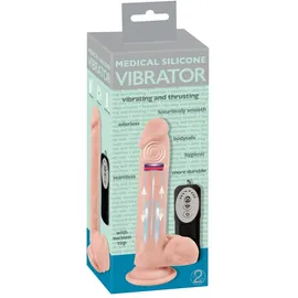 Medical Silicone You2Toys Medical Silicone Vibrator - Vibrating & Thrusting