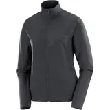 Salomon - Women's Essential Lightwarm Hybrid - Fleecejacke Gr L grau