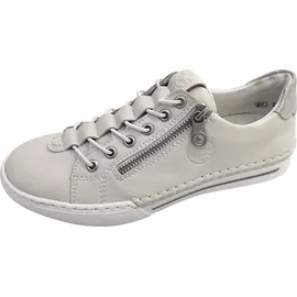 Rieker Slip-Ons Damen Weiß/Silber/Grau 36