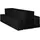 TexDeko Biertischhusse Premium Schwarz 220 x 50 cm 5er Set
