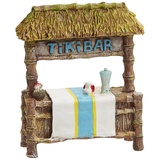 CREATIV DISCOUNT Miniatur-Strandbar/Tiki-Bar, Größe 7 x 8 x 2,5 cm