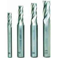 PROXXON Schaftfräsersatz, 4-tlg., DIN 844, HSS (6 - 7 - 8 - 10 mm)