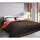 Poyet-Motte Couette Chaude Microfibre 400 Gr/m2 Calgary Chocolat - Corail 140x200cm