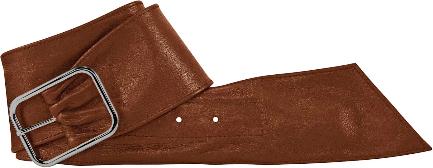 Ledergürtel HEINE, Damen, Gr. 85, braun (cognac), Gürtel Ledergürtel