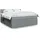vidaXL Boxspringbett 180 x 200 cm Hellgrau