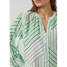 s.Oliver Viskosebluse mit Raffung und All-over-Print - 46