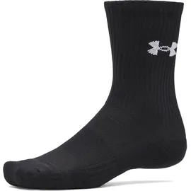 Under Armour Performance Cotton Crew Socken 3er Pack Black/White 42-47,5