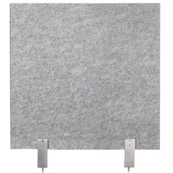 Schreibtisch-Set desktopz Klemme Farbe: grau, Größe: 50x50x2,5cm