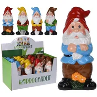 Koopmann International 12x Gartenzwerg 20cm aus Keramik Dekoration Outdoor