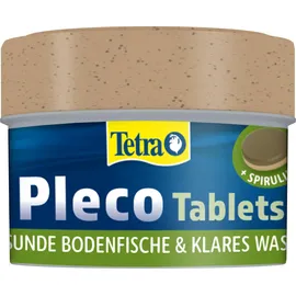 Tetra GmbH Tetra Pleco Tablets – Nährstoffreiches Fischfutter für alle pflanzenfressenden Bodenfische (z.B. Welse), 58 Tabletten Dose