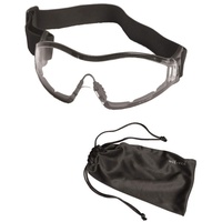 Mil-Tec para Sicherheitbrille, Schwarz, Einheitsgröße