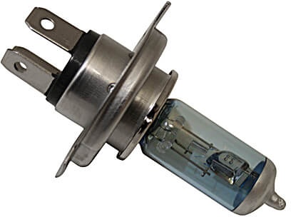 H4 Glühlampe 12V 60/55W P43t, COBALT, blau