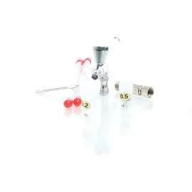 Wiltec Airbrush Pistole Typ 136T Silber 11,00mm x 55,00mm x 146,00mm