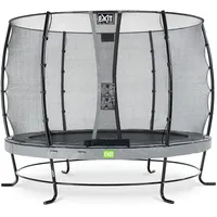 EXIT TOYS Elegant Trampolin 305 cm inkl. Economy Sicherheitsnetz grau