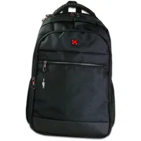 Travel n meet Laptoprucksack, Notebooktasche gepolstert schwarz ORD202S