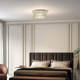 LUCANDE Limana Kristall-Deckenleuchte, 50 cm