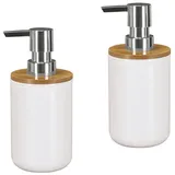 KLEINE WOLKE Seifenspender Timber Kunststoff