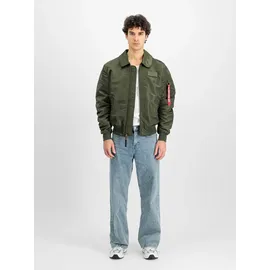 Alpha Industries Flying Tigers Cwu Bomberjacke Dark Olive L