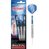 BULL'S Blizzard Steel Dart 22g, Silber