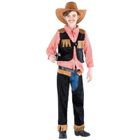 dressforfun Cowboy-Kostüm Jungenkostüm Cowboy Jimmy schwarz 152 (12-14 Jahre) - 152 (12-14 Jahre)