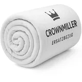 Crownmiller Microfaser Matratzenersatzbezug, Matratzenbezug 120x200 cm für Matratzen von 20 bis 24 cm, 60°C waschbar, 4-seitiger Reißverschluss