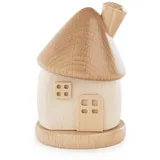 Dregeno Erzgebirge Räucherofen Räucherhaus weiß BxHxT 6,5x9,5x6,5cm NEU