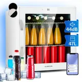 Klarstein - Mini Kühlschrank Mit Glastür, Kleiner Mini-kühlschrank Leise Für Zimmer & Garten, Indoor/outdoor Getränkekühlschrank Mit Iot/app-steuerung, Kühlschrank Für Kosmetik & Getränke, 5-1