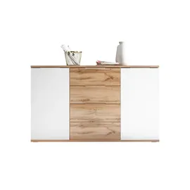 SchlafKONTOR Kombikommode Capri 150 x 90 x 38 cm Weiß