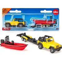 Siku 1658 - Jeep mit Boot 1:87