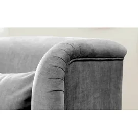 Max Winzer Ohrensessel Mareille Samt 103 x 103 x 0 cm Grau