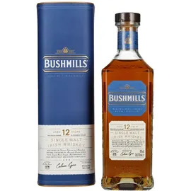 Bushmills 12 Years Old Single Malt Irish 40% vol 0,7 l Geschenkbox