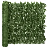 vidaXL Balkon-Sichtschutz 200 x 75 cm Schwarz Polyethylen